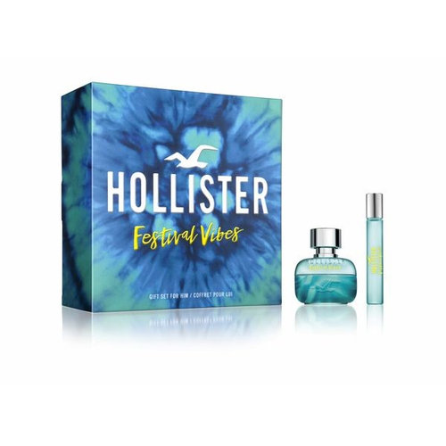 Hollister Festival Vibes For Him Eau De Toilette 50ml +Travel Spray 15ml