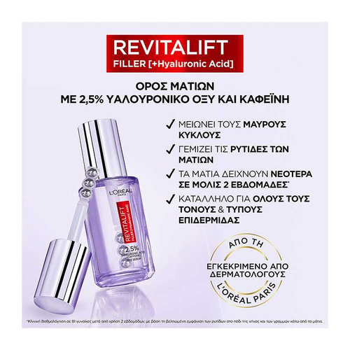 Revitalift Filler Ορός Ματιών 20ml