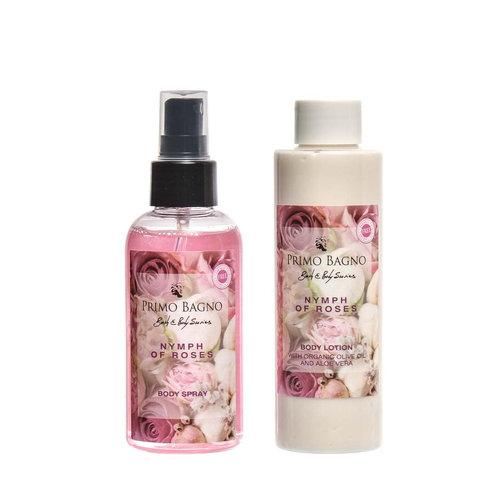 Paper Bag Nymph Of Roses Body Lotion 150ml & Body Spray 140ml