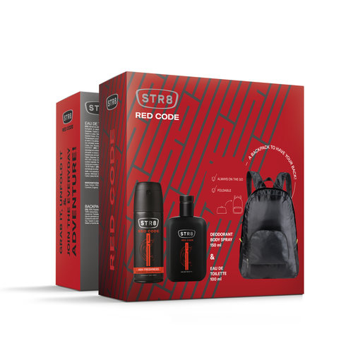 STR8 Άρωμα & Αποσμητικό Spray Red Code & Σακίδιο Πλάτης