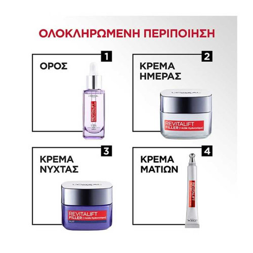 Revitalift Filler Ορος Για Εντατικη Ενυδατωση & Συσφιξη 30ml