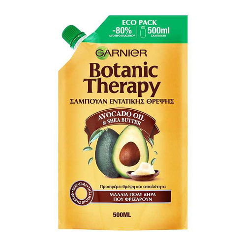 Botanic Therapy Avocado Oil & Shea Butter Eco Pack Σαμπουάν 500ml