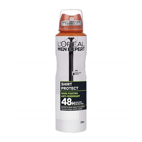 Men Expert Shirt Protect Spray, 48h anti-marks non stop protection 150ml