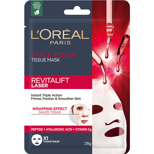 Revitalift Laser Υφασμάτινη Μάσκα Προσώπου 28gr