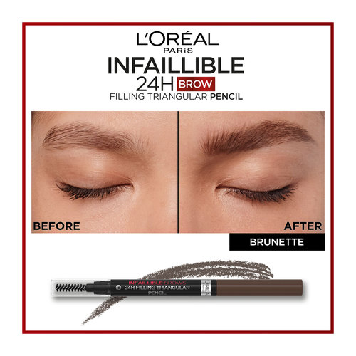 Infaillible Brow 24H Triangular Μηχανικό Μολύβι Φρυδιών 1ml