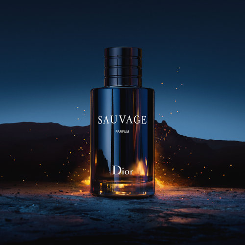 Sauvage Parfum Men`s Fragrance - Citrus and Woody Notes - Refillable Bottle