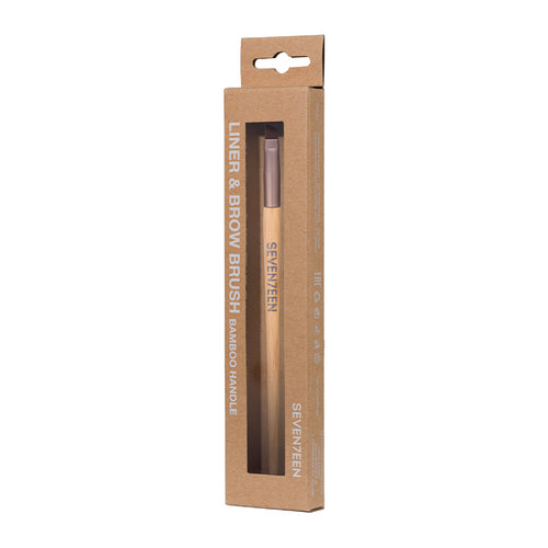 Liner & Brow Brush Bamboo Handle