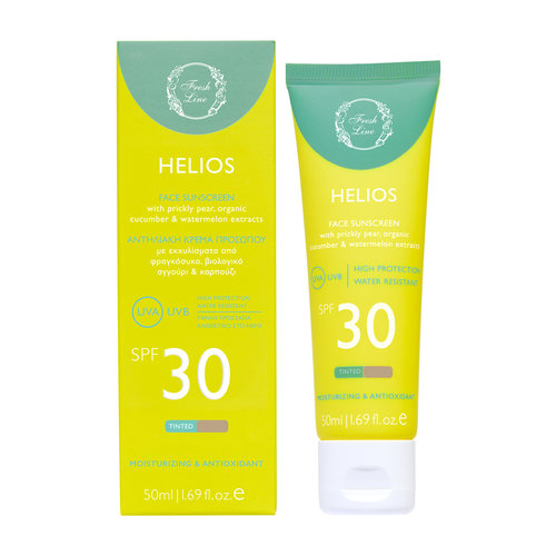 Helios Αντηλιακή Κρέμα Προσώπου με Χρώμα SPF30 50ml