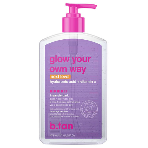 Glow Your Own Way Next Level Διαφανές Self Tan Gel 437ml