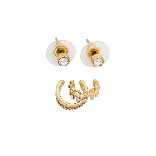 Σετ με χρυσά ear cuffs