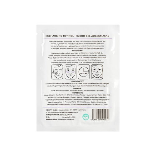 Eye Pad Mask Recharging Retinol