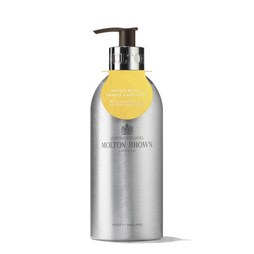 Infinite Bottle Orange & Bergamot Bath & Shower Gel 400ml