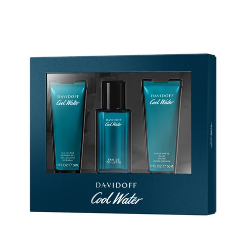 Cool Water Eau De Toilette 40ml & Shower Gel 50ml & After Shave Balm 50ml