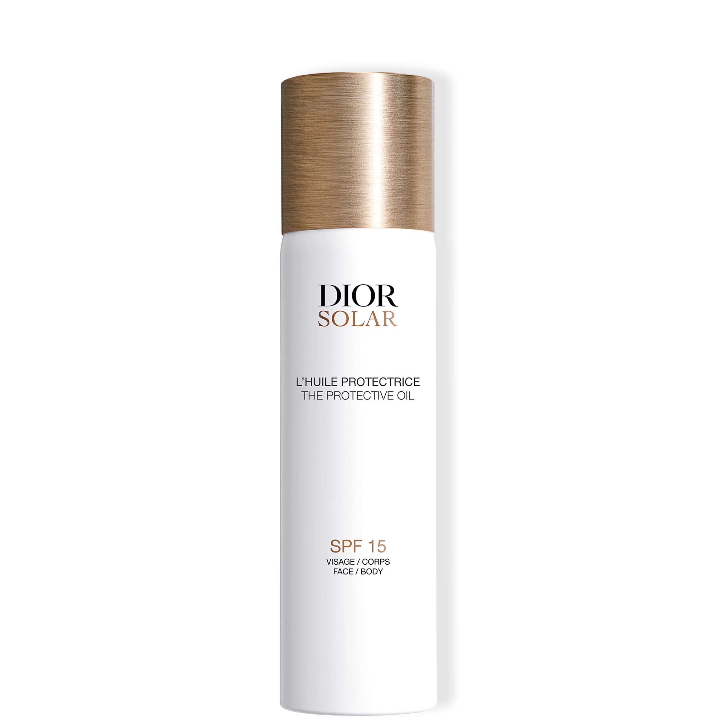 DIOR Solar The Protective Face and Body Oil SPF 15 Sunscreen Oil - Sun Spray - Medium Protection 125ml