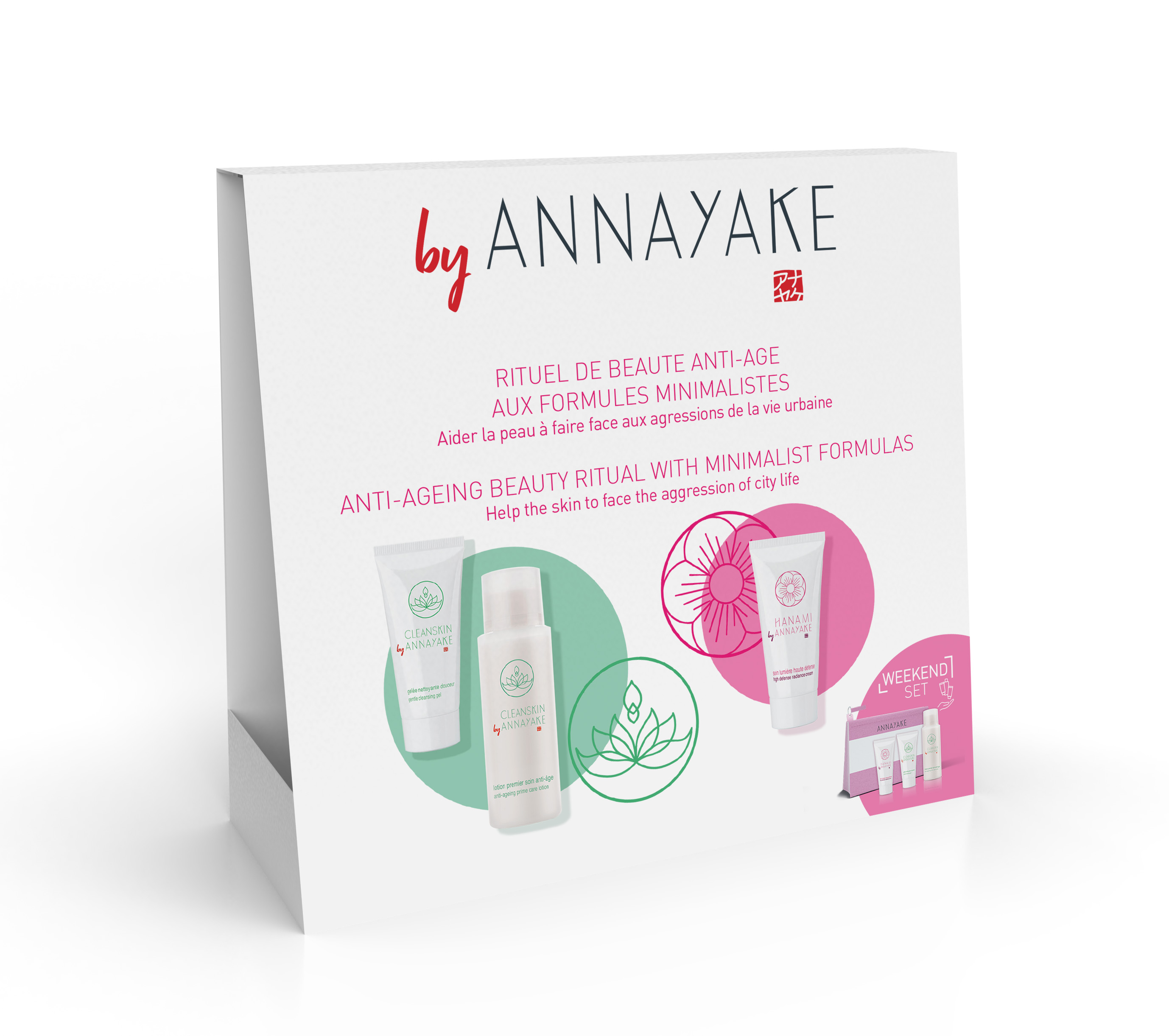 ANNAYAKE Anti-Ageing Beauty Ritual Set ( Cleasing Set & Hanami Cream)