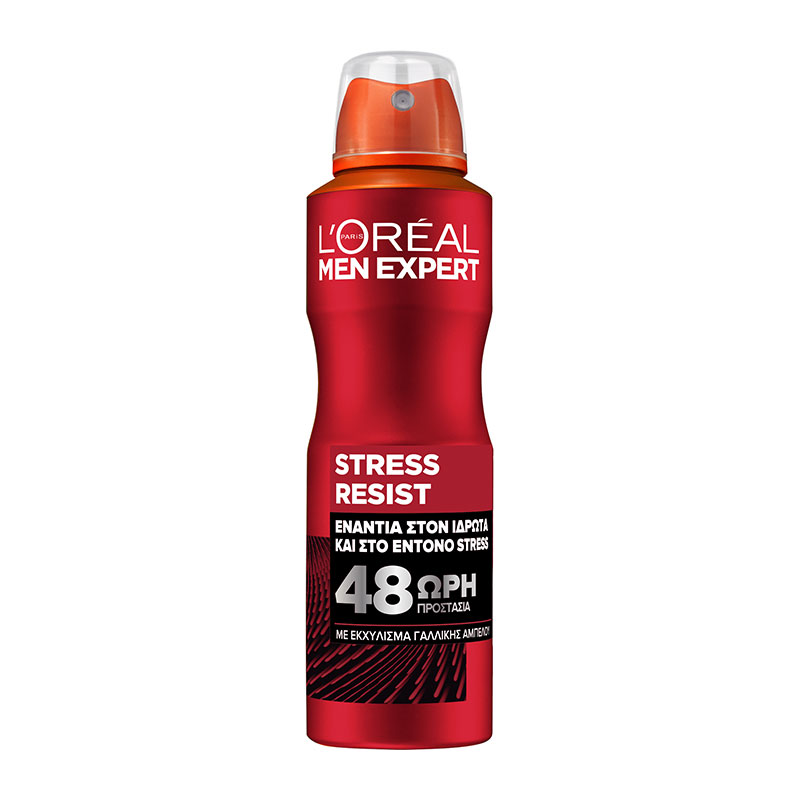 L''OREAL PARIS MEN EXPERT Stress Resist Αποσμητικο Spray 150ml