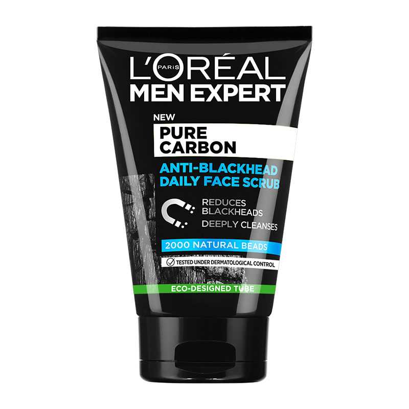 L''OREAL PARIS MEN EXPERT Men Expert Pure Carbon Scrub Απολέπισης Κατά Των Φραγμένων Πόρων 100ml