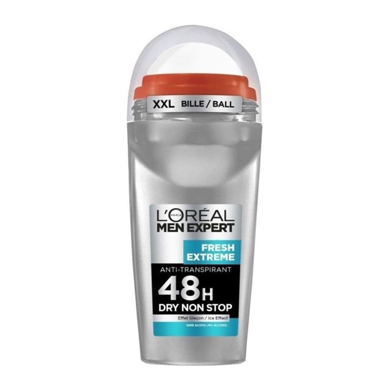 L''OREAL PARIS MEN EXPERT Men Expert Fresh Extreme Roll-On, 48h dry non stop protection 50ml