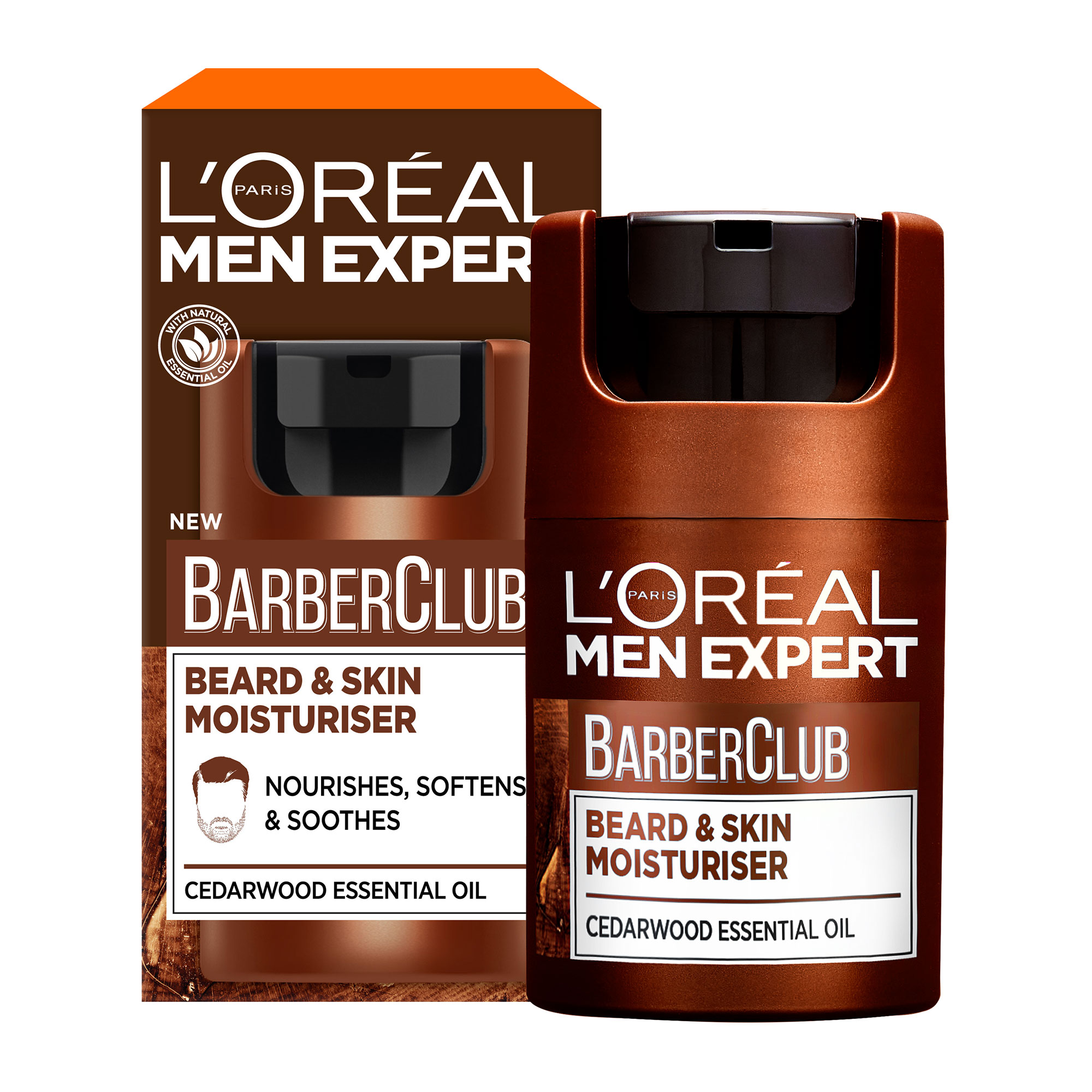 L''OREAL PARIS MEN EXPERT Barber Club Ενυδατική Κρέμα Για Πρόσωπο Και Γένια 50ml