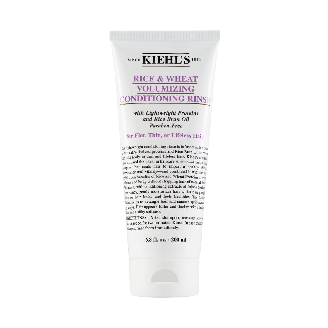 KIEHL''S Rice and Wheat Volumizing Conditioning Rinse 200ml