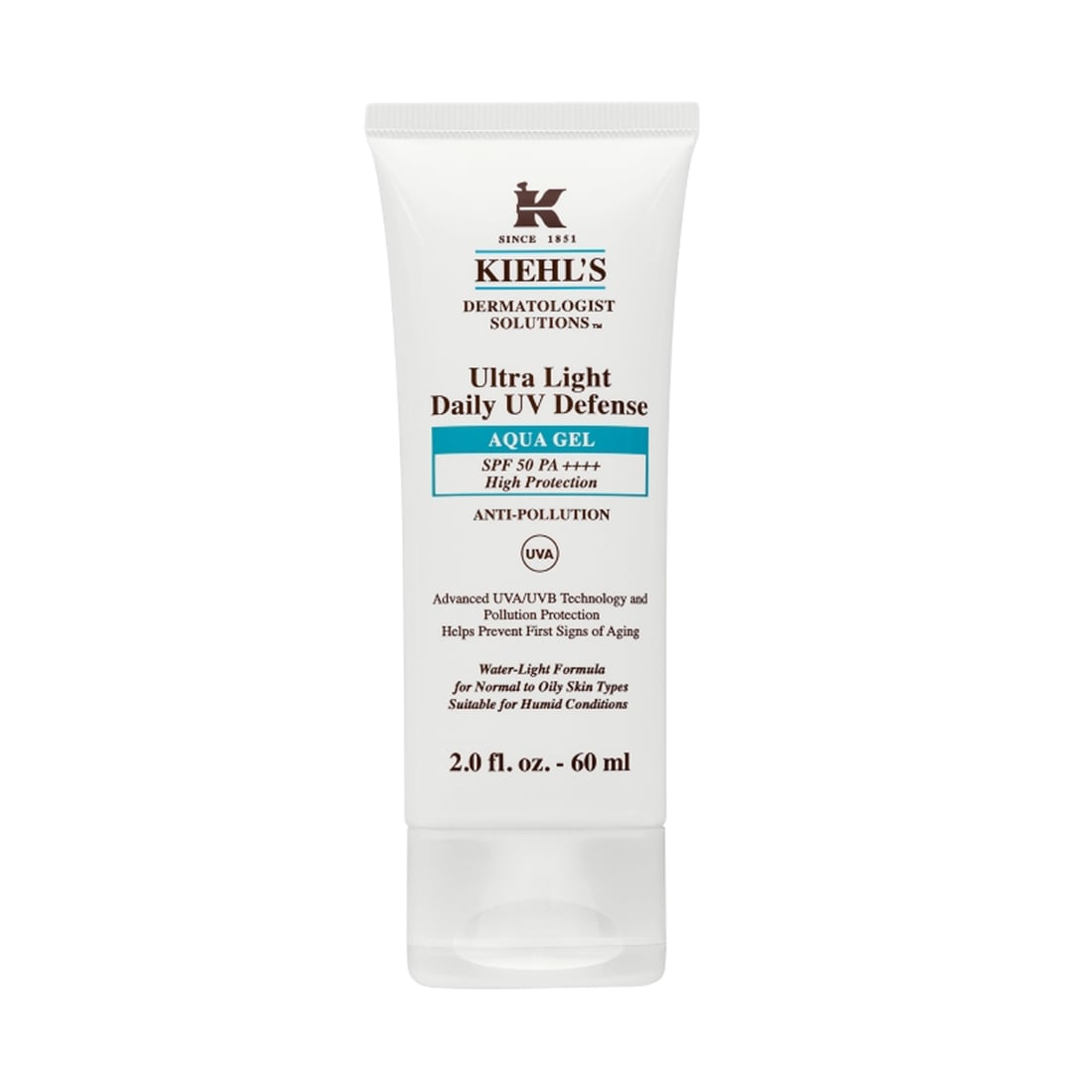 KIEHL''S Ultra Light UV Defense Aqua Gel SPF50 60ml