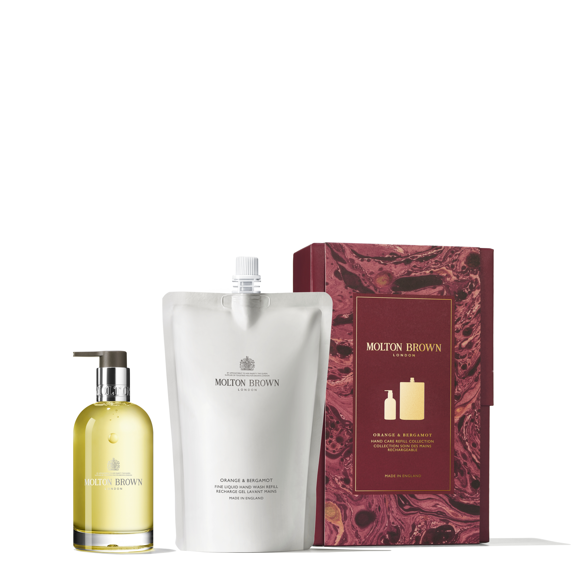 MOLTON BROWN Orange & Bergamot Hand Care Refill Gift Set