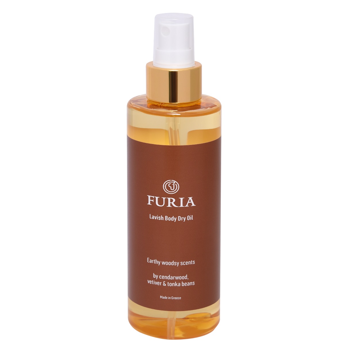 FURIA Lavish Dry Body Oil Bottle With Spray Pump 200ml