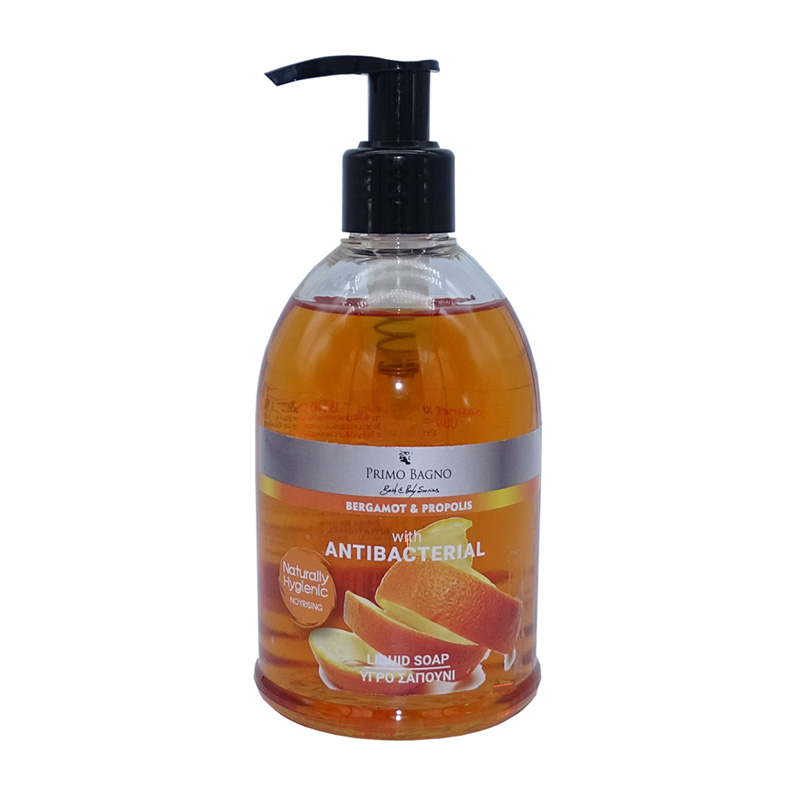 PRIMO BAGNO Bergamot & Propolis Soap With Antibacterial 330ml