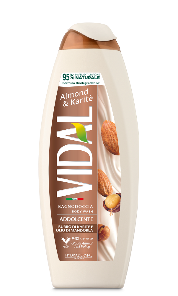 VIDAL Αφρόλουτρο Almond & Karite 750ml