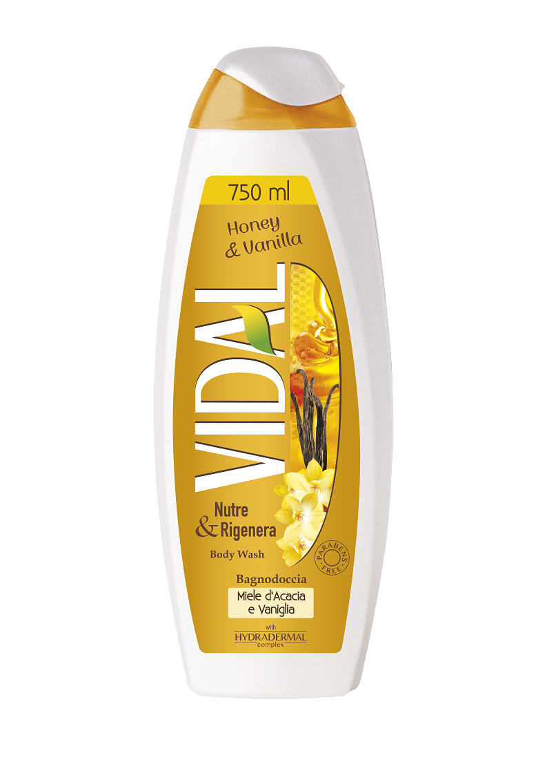 VIDAL Αφρόλουτρο Honey Vanilla 750ml