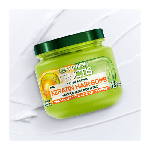 Fructis Keratin Hair Bomb Μασκα Απαλοτητας 320ml