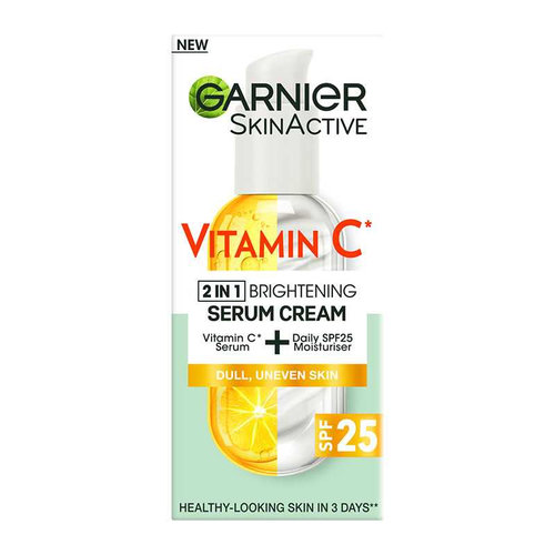 Garnier Κρέμα Ορός Με Βιταμίνη C Και SPF25 Για Λάμψη 50ml