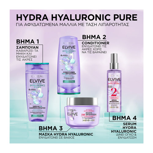 Hydra Hyaluronic Pure Σαμπουάν 400ml