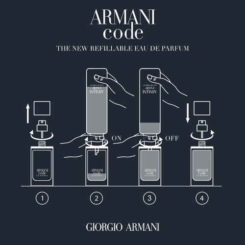 Armani Code Eau De Parfum Refillable