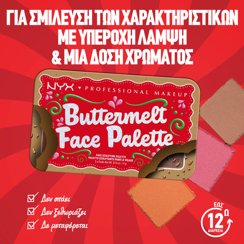 Buttermelt Παλετα Προσωπου Ρουζ/Bronzer Duo